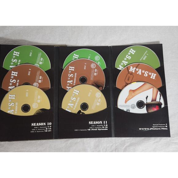 MASH The Martinis & Medicine Collection DVD Box Set Of 36 Discs Pre-owned - Picture 7 of 9